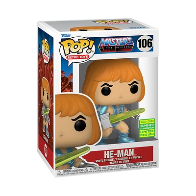Funko Pop! HE-MAN WITH SWORD OF POWER - MASTERS OF THE UNIVERSE #106 [2022 SDCC SUMMER SHARED CONVENTION] *PREORDER*