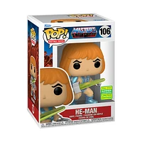 Funko Pop! HE-MAN WITH SWORD OF POWER - MASTERS OF THE UNIVERSE #106 [2022 SDCC SUMMER SHARED CONVENTION] *PREORDER*