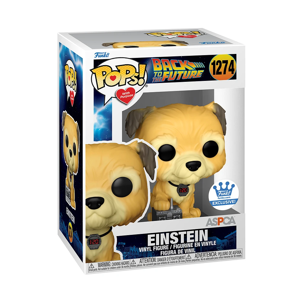 Funko Pop! Back To The Future - Einstein with Purpose #1274 [Funko Shop Exclusive]
