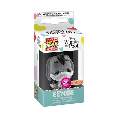 Funko Pop! Pocket Keychain: Winnie the Pooh Eeyore Flocked EXCLUSIVE