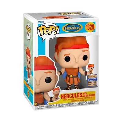 FUNKO POP! DISNEY HERCULES with ACTION FIGURE #1329 [2023 WONDROUS CON EXCLUSIVE] *PREORDER*