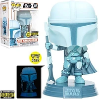 Funko Pop! Star Wars The Mandalorian Hologram Glow in the dark *Entertainment Earth Exclusive* #345