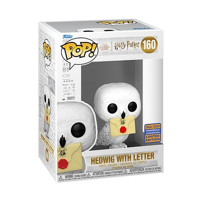 FUNKO POP! HARRY POTTER HEDWIG with LETTER #160 [2023 WONDROUS CON EXCLUSIVE] *PREORDER*