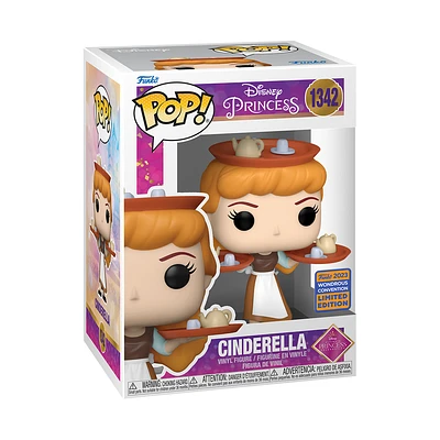 FUNKO POP! DISNEY PRINCESS CINDERELLA with TRAYS #1342 [2023 WONDROUS CON EXCLUSIVE] *PREORDER*