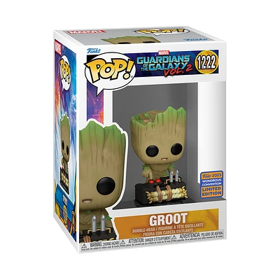 FUNKO POP! MARVEL GUARDIAN OF THE GALAXY VOL 2 GROOT #1222 with DETONATOR [2023 WONDROUS CON EXCLUSIVE] *PREORDER*