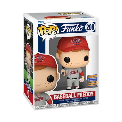 FUNKO POP! FREDDY FUNKO AS BASEBALL PLAYER #208 [2023 WONDROUS CON EXCLUSIVE] *PREORDER*