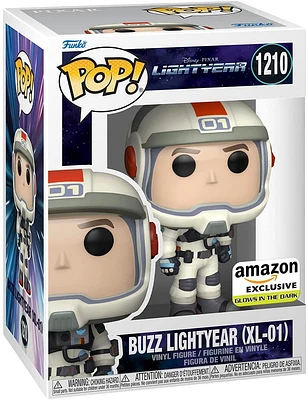 Funko Pop! Disney: Lightyear - Buzz Lightyear (XL-01) #1210 [Amazon Exclusive - GITD]