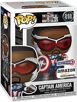 Funko Pop! MARVEL FALCON AND WINTER SOLDIER - CAPTAIN AMERICA SAM WILSON WITH SHIELD #818 *PREORDER* *AMAZON EXCLUSIVE*