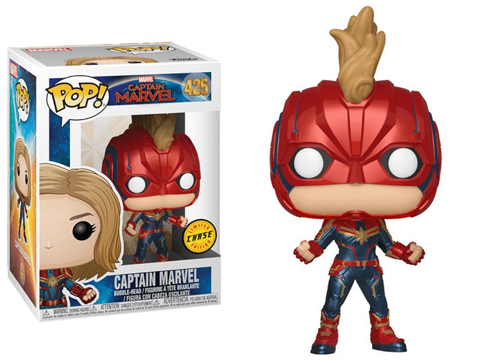 Funko Pop! Marvel : Captain Marvel : Captain Marvel *CHASE #425