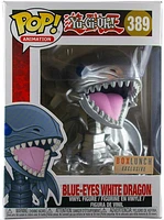 FUNKO POP! ANIMATION: YU-GI-OH - BLUE-EYES WHITE DRAGON [SILVER] **BOXLUNCH EXCLUSIVE** #389