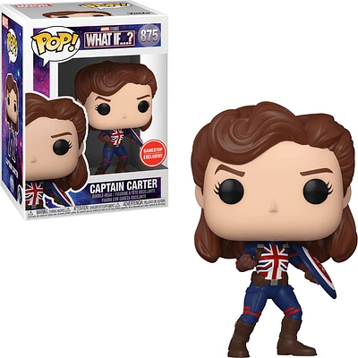 FUNKO POP! MARVEL: WHAT IF...? - CAPTAIN CARTER **EB GAMES / GAMESTOP EXCLUSIVE** #875