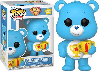 FUNKO POP! ANIMATION: CARE BEARS [40TH ANNIVERSARY] - CHAMP BEAR #1203 COMMON/CHASE