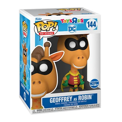 Funko Pop! TOYSRUS EXCLUSIVE GEOFFREY AS ROBIN DC HEROES #144