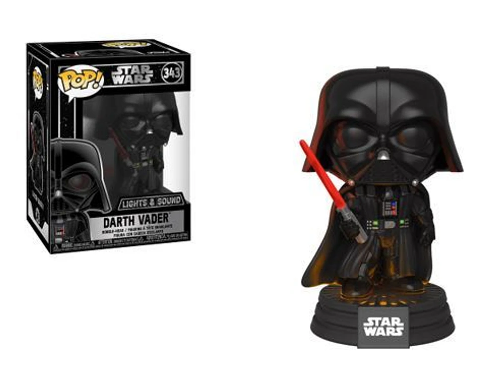 FUNKO POP! STAR WARS - DARTH VADER **LIGHTS & SOUNDS** #343