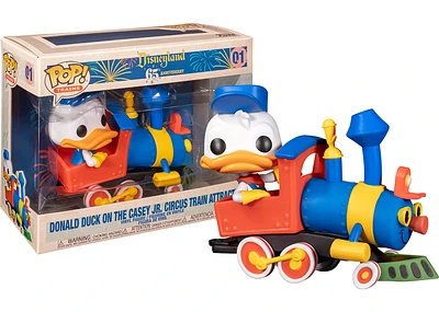 Funko Pop! Train - Disneyland 65th Anniversary Donald Duck on Casey JR Circus Train Atraction #01
