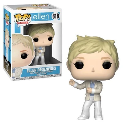 FUNKO POP! TELEVISION - ELLEN DEGENERES [WHITE SUIT] #618