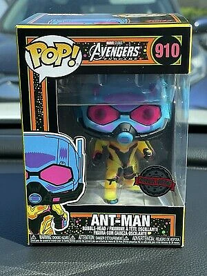 Funko Pop! Marvel: Ant-Man Black Light Special Edition #910