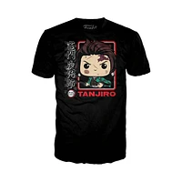Funko Pop! and Tee: DEMON SLAYER METALLIC TANJIRO (Small - XXL) TARGET EXCLUSIVE