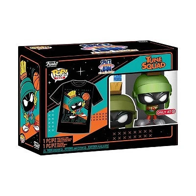 Funko Pop! MOVIE SPACE JAM 2 NEW LEGACY COLLECTORS BOX MARVIN THE MARTIAN METALLIC & TEE *TARGET EXCLUSIVE* #1085