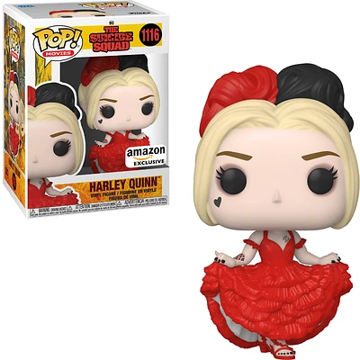 FUNKO POP! MOVIES: DC'S THE SUICIDE SQUAD - HARLEY QUINN [RED DRESS] **AMAZON EXCLUSIVE** #1116