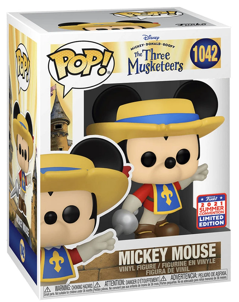 FUNKO POP! Disney The Three Musketeers Mickey Mouse #1042 *2021 SUMMER CON**
