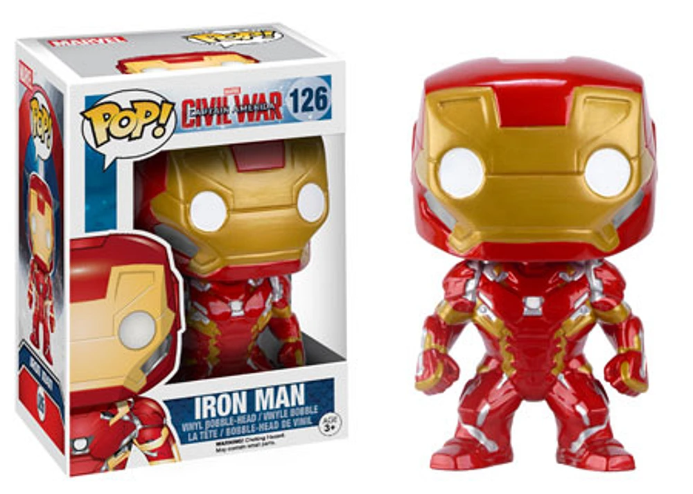 Funko Pop! Marvel: Captain America Civil War: Iron Man #126