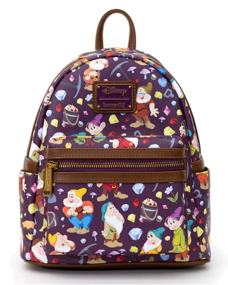 LOUNGEFLY DISNEY SNOW WHITE AND THE SEVEN DWARFS COSPLAY MINI BACKPACK