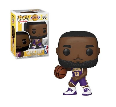 FUNKO POP! NBA: LOS ANGELES LAKERS - LEBRON JAMES [PURPLE HOME JERSEY] #66