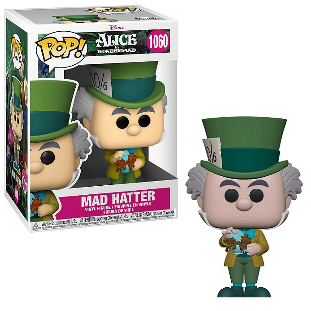Funko Pop! Disney Alice in Wonderland MAD HATTER 70th Anniversary #1060