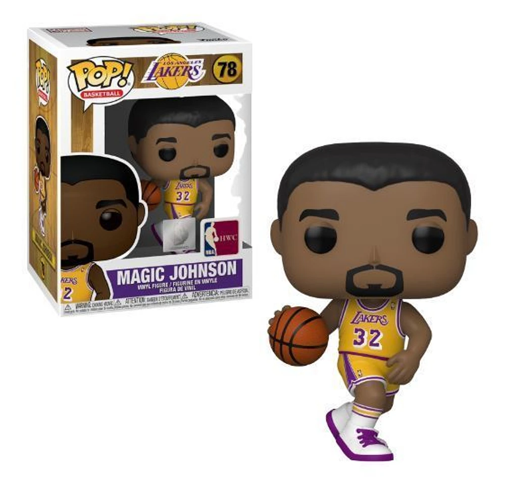 FUNKO POP! BASKETBALL [NBA LEGENDS]: LOS ANGELES LAKERS - MAGIC JOHNSON #78