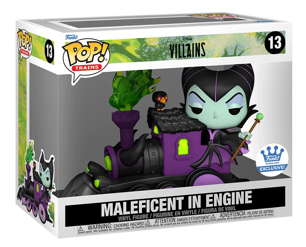 FUNKO POP! TRAINS - DISNEY: VILLAINS - MALEFICENT IN ENGINE **FUNKO SHOP EXCLUSIVE** #13