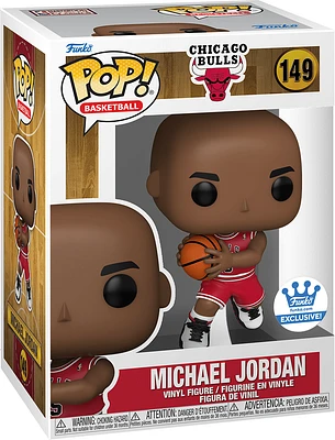 FUNKO POP! BASKETBALL [NBA]: CHICAGO BULLS - MICHAEL JORDAN #45 [RED AWAY JERSEY] **FUNKO SHOP EXCLUSIVE** #149