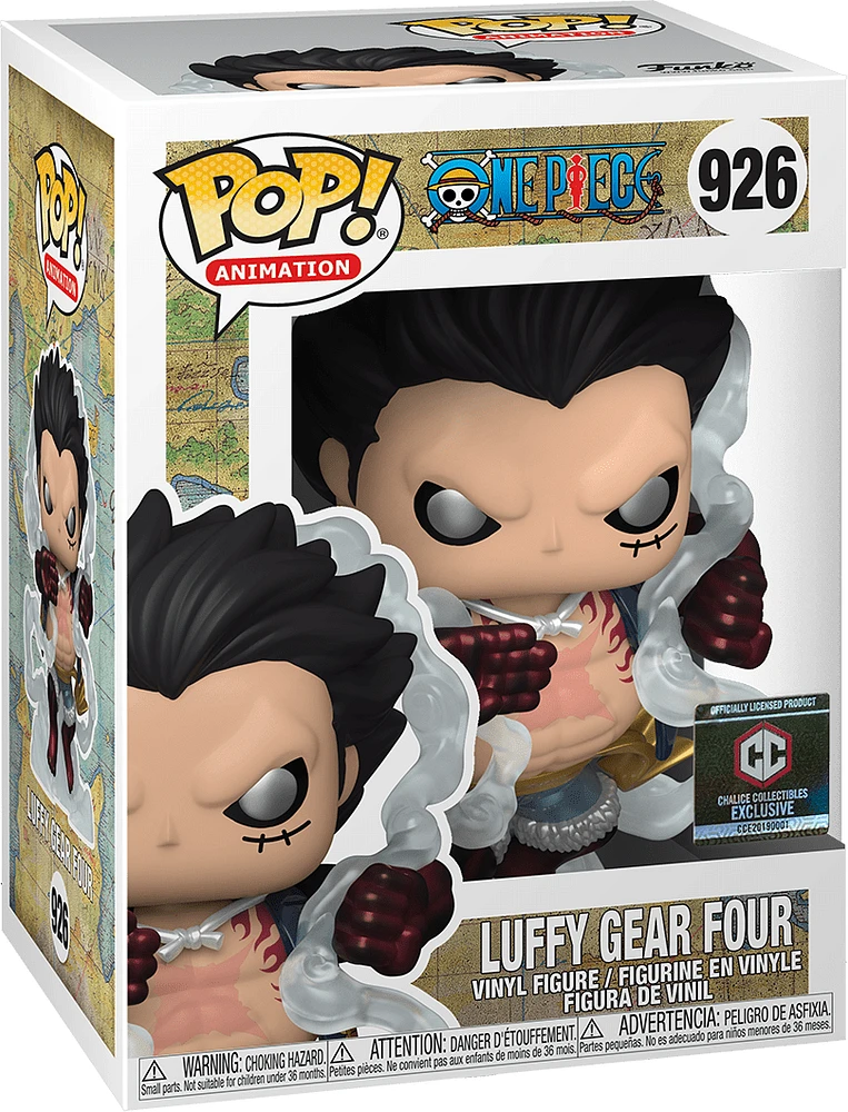 FUNKO POP! ANIMATION: ONE PIECE - LUFFY GEAR FOUR [METALLIC] **CHALICE COLLECTIBLES EXCLUSIVE** #926