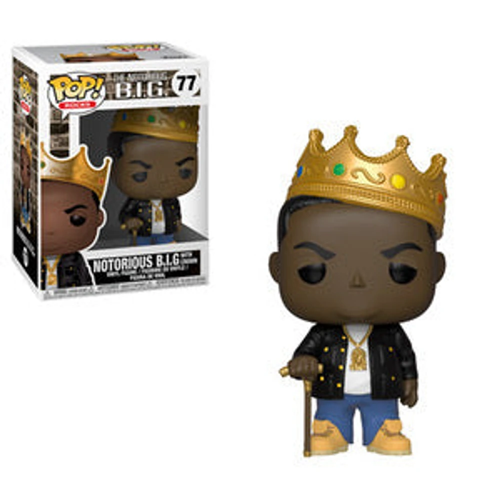 FUNKO POP! ROCKS [MUSIC] - NOTORIOUS B.I.G. [W/ CROWN] # 77