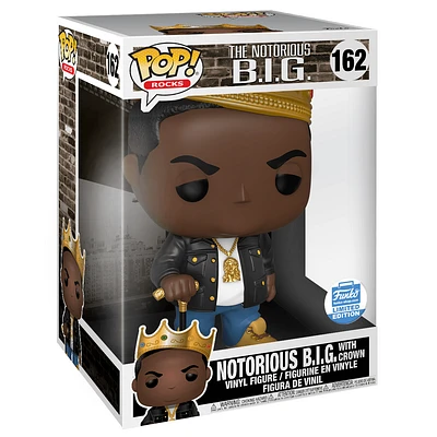 FUNKO POP! ROCKS [MUSIC] - 10" NOTORIOUS B.I.G. [W/ CROWN] **FUNKO SHOP EXCLUSIVE** #162