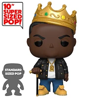 FUNKO POP! ROCKS [MUSIC] - 10" NOTORIOUS B.I.G. [W/ CROWN] **FUNKO SHOP EXCLUSIVE** #162
