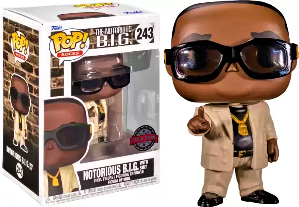 FUNKO POP! ROCKS [MUSIC] - NOTORIOUS B.I.G. [W/ SUIT] #243