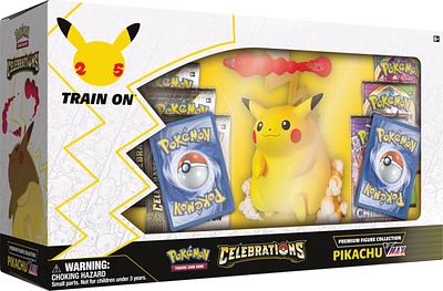 Pokemon TCG: 25th Anniversary - Celebrations Pikachu VMax Premium Figure Collection Box Set