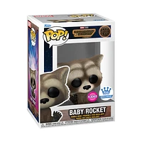 Funko Pop! MARVEL GUARDIAN OF THE GALAXY BABY ROCKET FLOCKED #1208 [FUNKO SHOP EXCLUSIVE] *PREORDER*