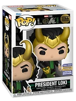 FUNKO POP! MARVEL: LOKI [TV SERIES] - PRESIDENT LOKI [W/ ALLIGATOR LOKI] **2022 WINTER CONVENTION EXCLUSIVE** #1066