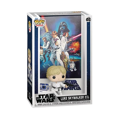 FUNKO POP! STAR WARS MOVIE POSTER A NEW HOPE LUKE SKYWALKER with R2-D2 #02
