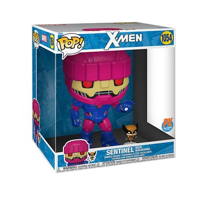 Funko Pop Marvel X-MEN SENTINEL with WOLVERINE 10" PREVIEWS EXCLUSIVE IN STORE SPECIAL