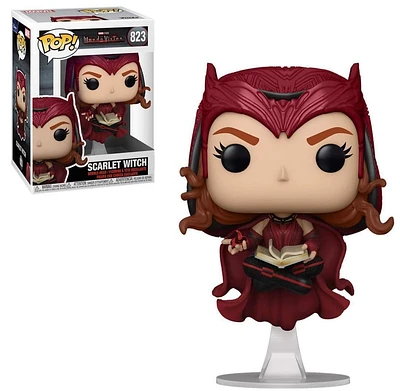 FUNKO POP! MARVEL: WANDAVISION - SCARLET WITCH [W/ DARKHOLD BOOK] #823