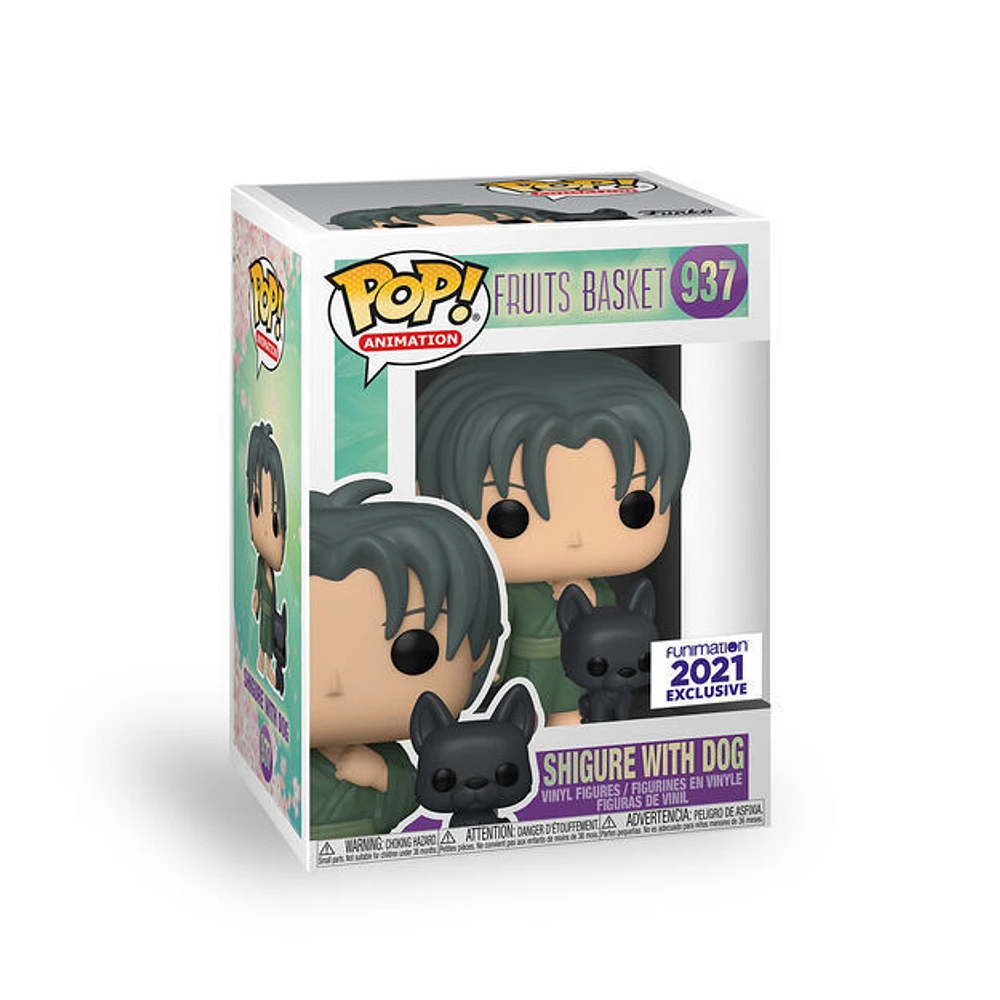 FUNKO POP! ANIMATION: FRUITS BASKET - SHIGURE WITH DOG **2021 FUNIMATION EXCLUSIVE** #937