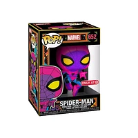 FUNKO POP & TEE - MARVEL SPIDER-MAN [BLACK LIGHT GLOW] **TARGET EXCLUSIVE**