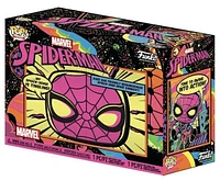 FUNKO POP & TEE - MARVEL SPIDER-MAN [BLACK LIGHT GLOW] **TARGET EXCLUSIVE**