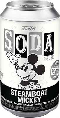 FUNKO SODA! DISNEY: MICKEY MOUSE - STEAMBOAT MICKEY **SEALED CAN**
