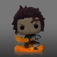 **CHASE & COMMON COMBO** FUNKO POP! ANIMATION: DEMON SLAYER - TANJIRO KAMADO [HINOKAMI KAGURA DANCE / BREATH OF THE SUN] **GALACTIC TOYS EXCLUSIVE** #874