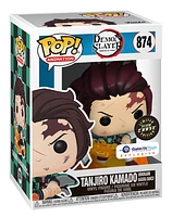 **CHASE & COMMON COMBO** FUNKO POP! ANIMATION: DEMON SLAYER - TANJIRO KAMADO [HINOKAMI KAGURA DANCE / BREATH OF THE SUN] **GALACTIC TOYS EXCLUSIVE** #874