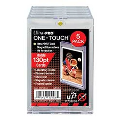 ONE-TOUCH 3x5 UV 130pt - ULTRA PRO - 5-PACK